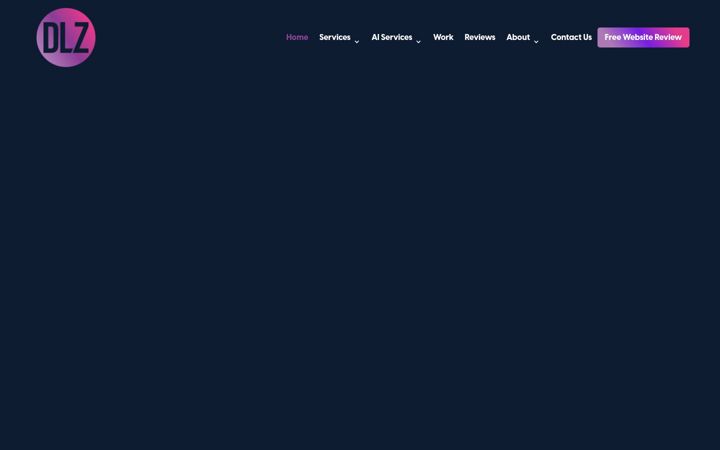 Screenshot of dlzdesign.co.uk