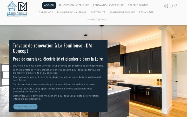 Ekrano kopija dm-concept42.fr