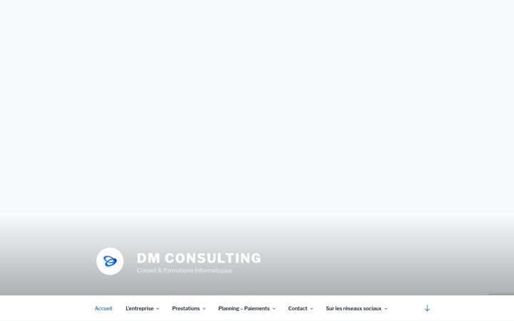 Ekrano kopija dm-consulting.fr