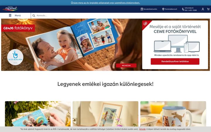 Screenshot of dm-digifoto.hu