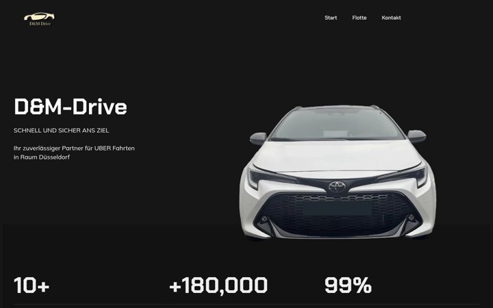 Screenshot of dm-drive.de