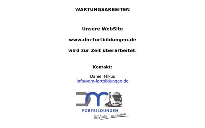 Screenshot of dm-fortbildungen.de