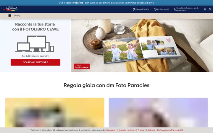 Screenshot of dm-foto.it