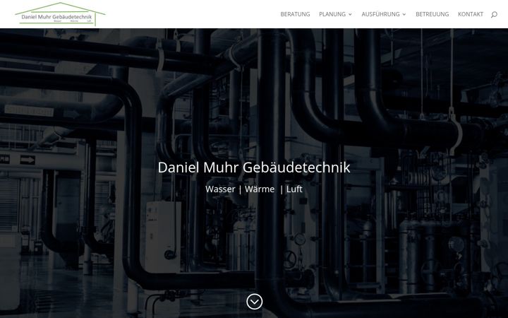 Screenshot of dm-gebaeudetechnik.de