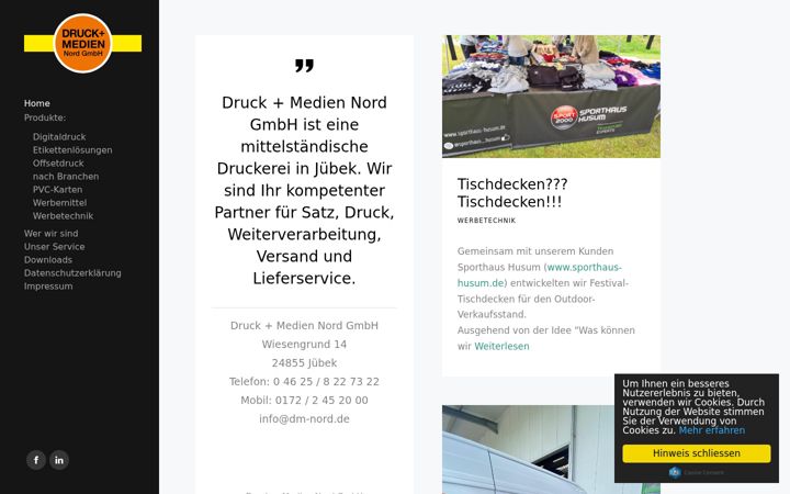Screenshot of dm-nord.de