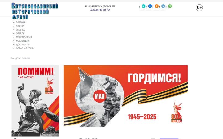 Screenshot stránky dm-vp.ru