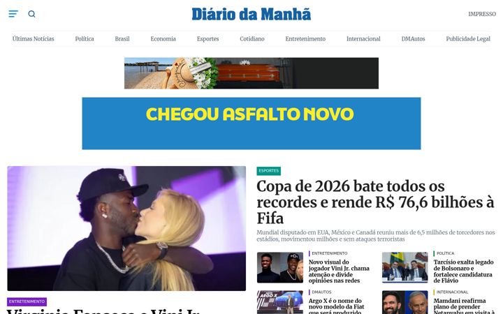 Screenshot of dm.com.br