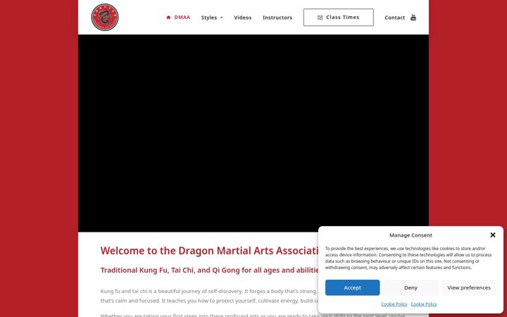Screenshot of dmaa.co.uk