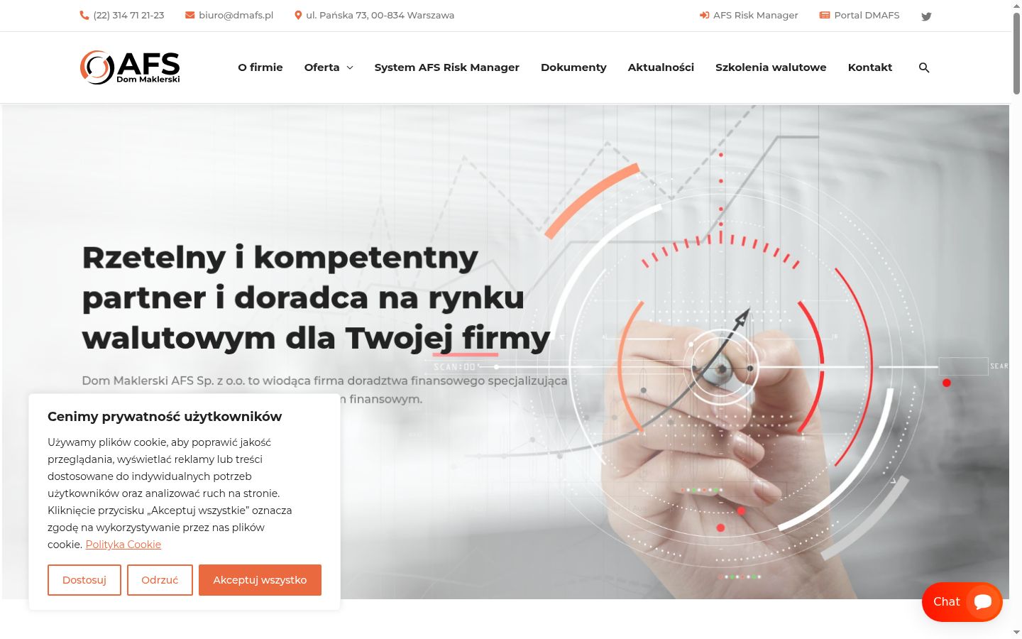 Posnetek zaslona pasice za privolitev, prikazane pred kakršno koli interakcijo