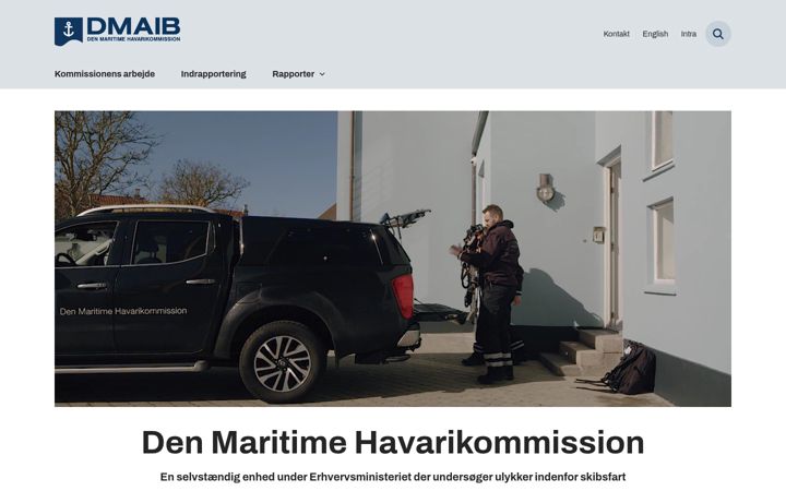 Screenshot of dmaib.dk