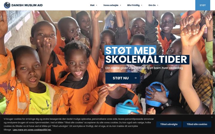 Screenshot of dmaid.dk