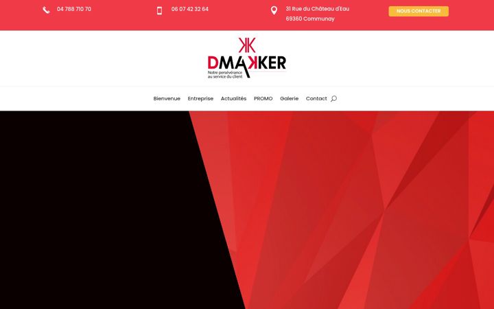 Screenshot of dmakker.fr
