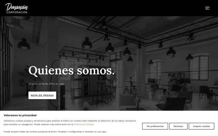 Screenshot of dmanancorporacion.com