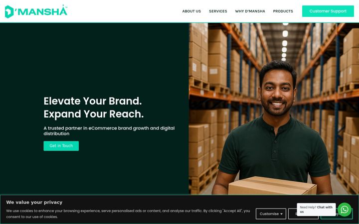Screenshot of dmansha.com