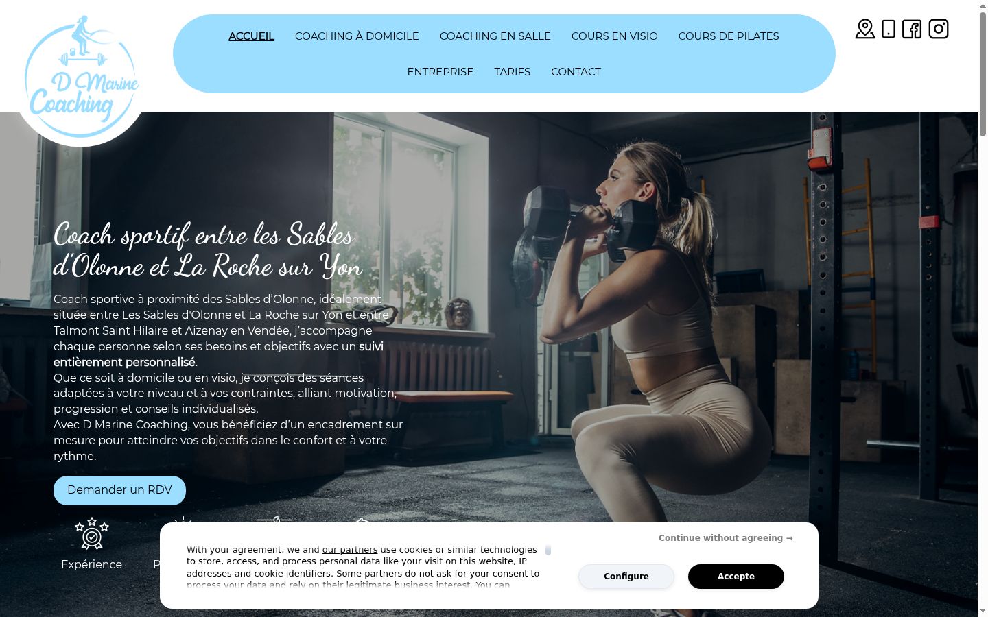 Sutikimo reklamjuostės, rodytos prieš bet kokią sąveiką, ekrano kopija