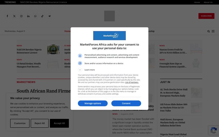 Screenshot of dmarketforces.com