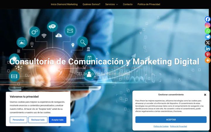 Screenshot of dmarketingcuba.com