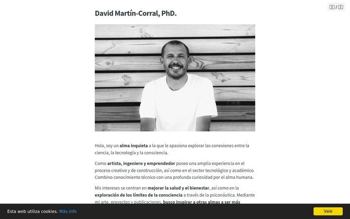 Screenshot of dmartincc.com