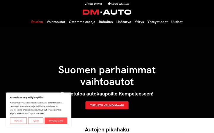 Screenshot di dmauto.fi