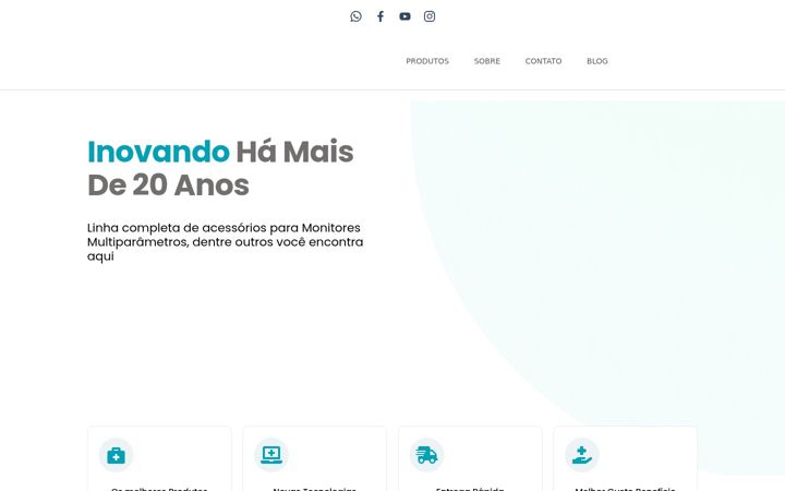 Screenshot stránky dmav.com.br
