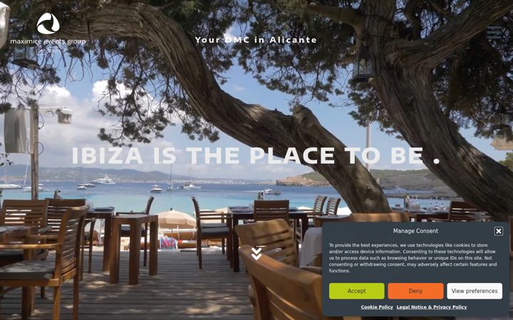 Screenshot of dmc-ibiza.es