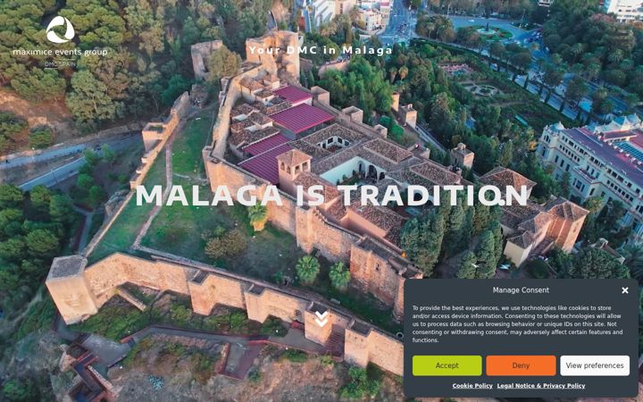 Screenshot of dmc-malaga.es