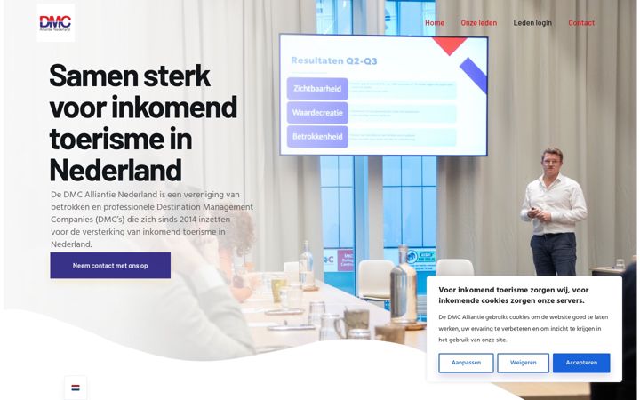 Snimka zaslona za dmcalliantie.nl