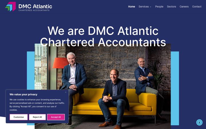 Screenshot of dmcatlantic.com