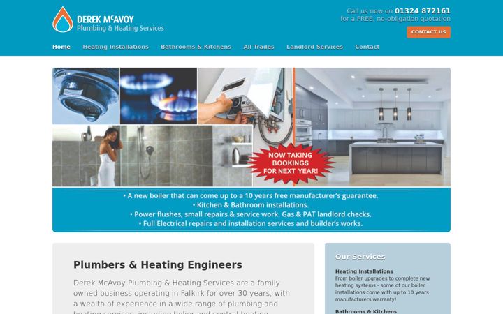 Screenshot of dmcavoy.com