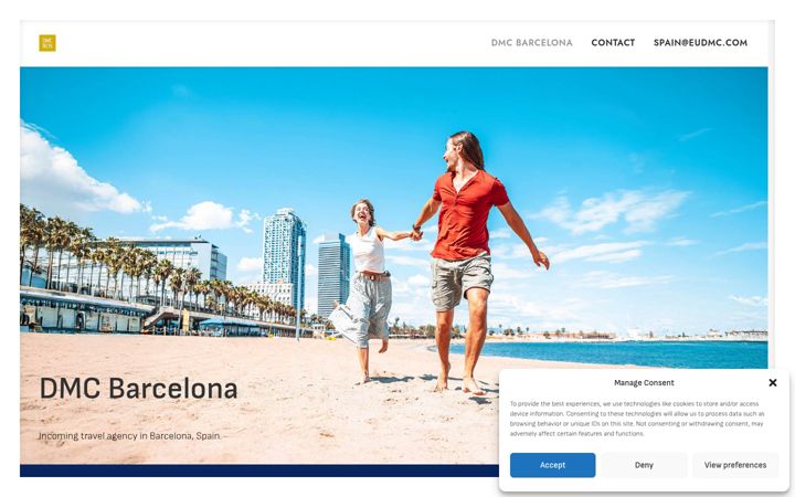 Screenshot of dmcbarcelona.com