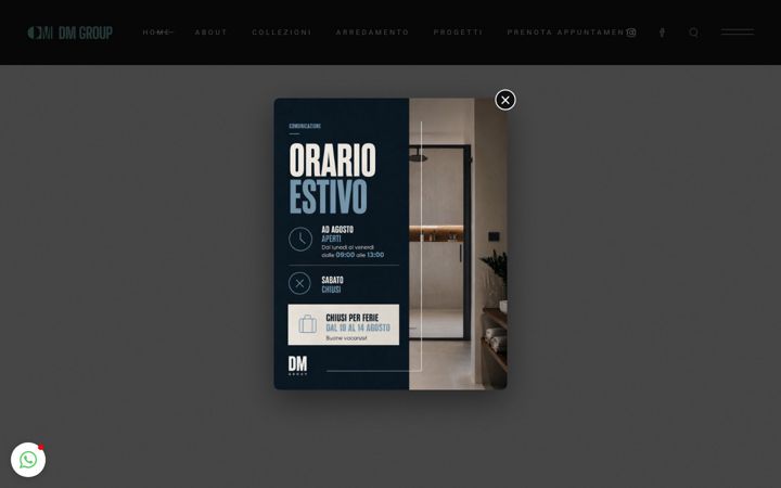 Screenshot of dmceramica.it