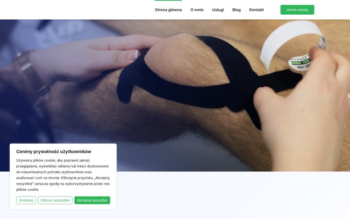 Screenshot of dmcfizjoterapia.pl
