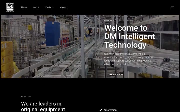 Skærmbillede af dmcompany.co.uk