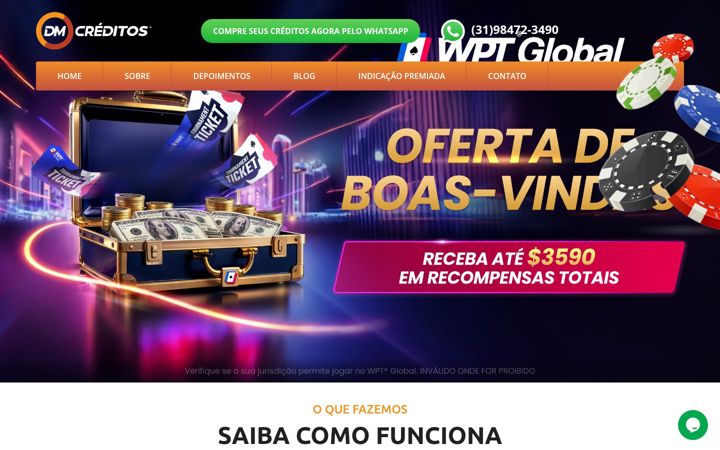 Screenshot of dmcreditos.com.br
