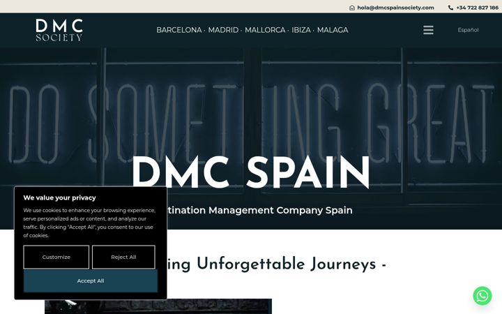Screenshot of dmcspainsociety.com