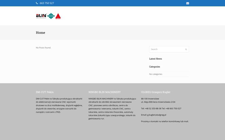 Captura de ecrã de dmcut.pl
