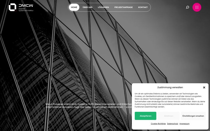 Screenshot of dmcw.de