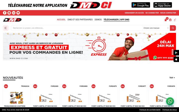 Screenshot of dmd-ci.com