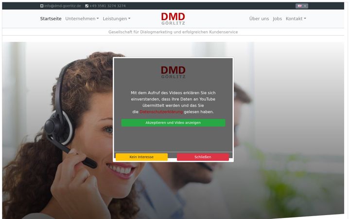 Screenshot of dmd-goerlitz.de