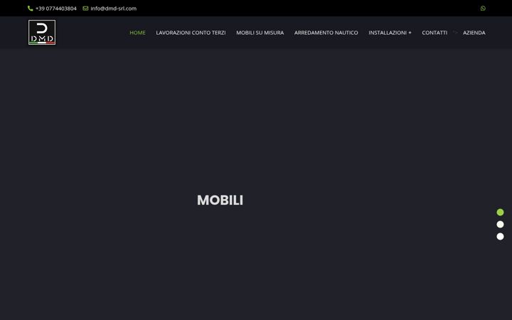 Screenshot of dmd-srl.com