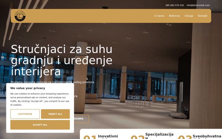 Screenshot of dmd-vresk.com
