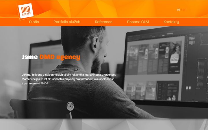 Screenshot of dmdagency.cz