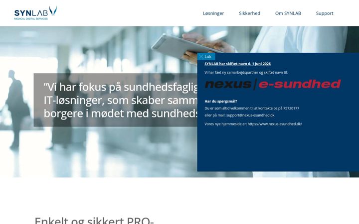 Screenshot of dmdd.dk