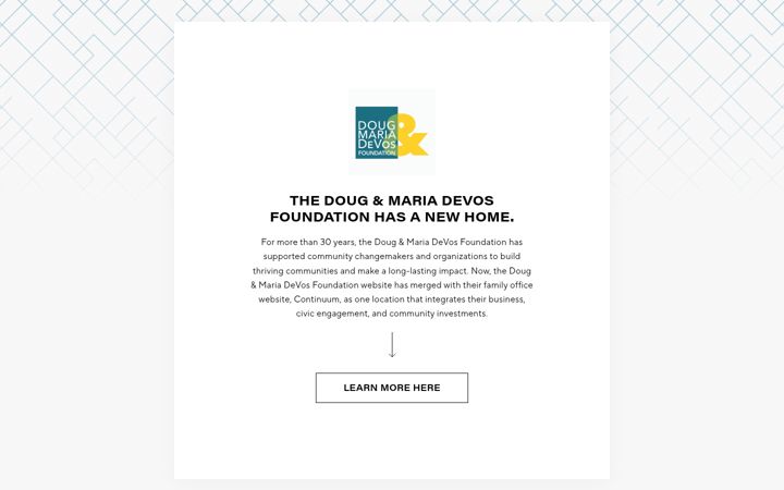 Screenshot of dmdevosfoundation.org