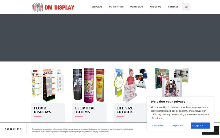 Captura de ecrã de dmdisplay.pl
