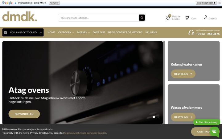 Screenshot of dmdk.es