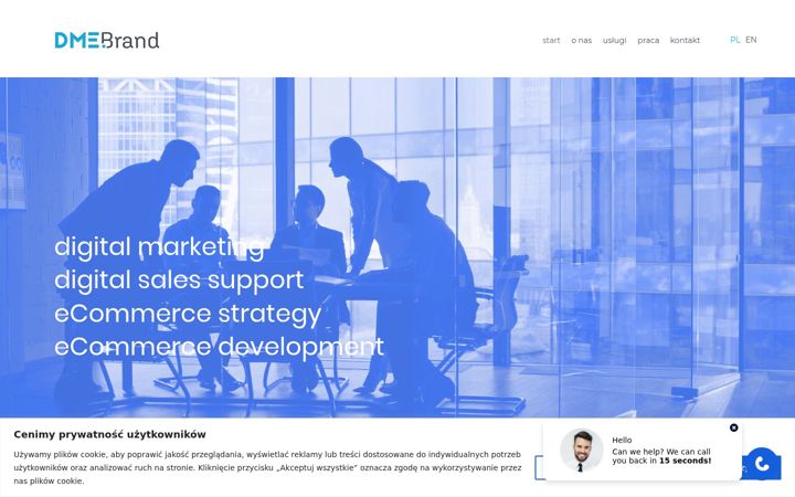 Captura de ecrã de dmebrand.pl