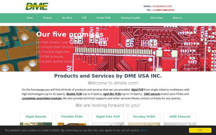 Screenshot of dmele.com
