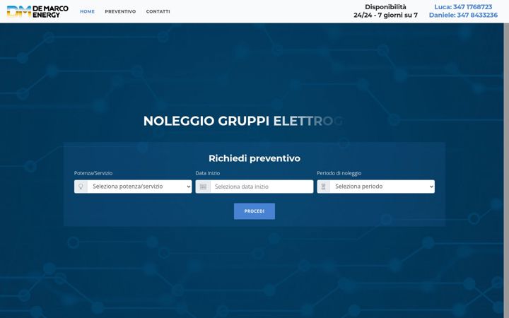 Screenshot of dmenergy.it