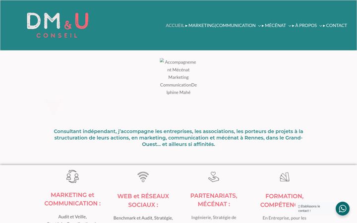 Captura de pantalla de dmetu-marketing.fr